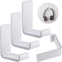 4 Pieces Headphone Hanger Hook Wall Mount with Adhesive Glues, Acrylic Holder for General Purpose Game Headphones