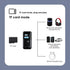 ZEZEFUFU 5.4 MP3 3.5mm Bluetooth Transmitter Receiver Adapter Wireless Audio Adapter Player Aux