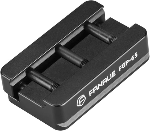 FANAUE FGP-65 Picatinny Arca-Swiss Compatible Rail Plate, CNC Machined Aluminum Tripod Dovetail Adapter