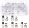 Hilitchi 32-Pieces Metal Aviation Wire Connector Plug Assortment Kit, 6 7 8 9 10 Pin 16mm Male Female