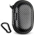 Earbud Case Holder, Wired Headphone Storage Pouch, Hard EVA Small Zipper Bag for Wireless Earbuds and Headphones