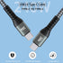 15FT 240W USB C to USB C Super Fast Charging Cable, Nylon Braided Type C to Type C Charge Cable Compatible with iPhone