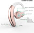 Wireless Headset with Mic - Comfy Wireless Earbud with 8 Hrs HiFi Sound, Compatible with Android/iPhone, Rose Gold