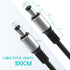 HIEbee 5.5x2.1mm DC Male to Male Aluminum Alloy Extension Cord, Power Adapter Cable, for LED Strip, Surveillance