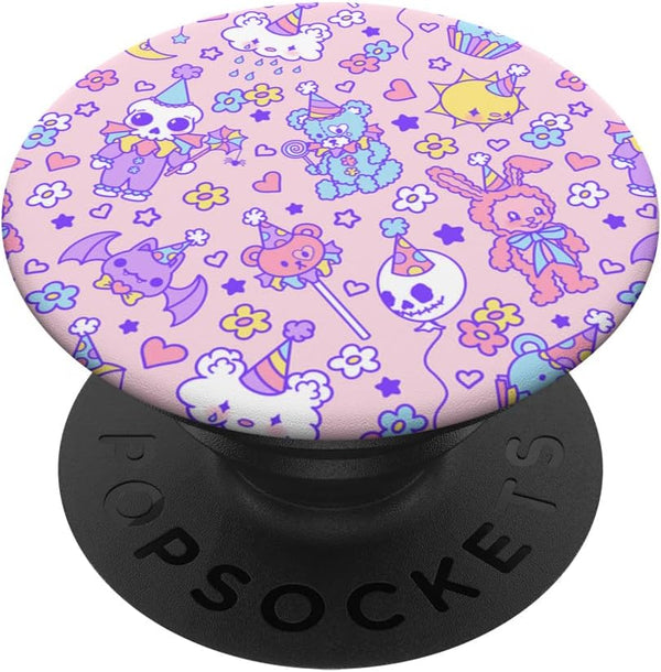 Clowncore Pastel Goth Clown Babycore Kidcore Weirdcore Cute PopSockets Swappable PopGrip