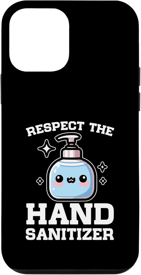 Hand Cleanliness Gift Idea Funny Kawaii Germaphobe Respect The Hand Sanitizer Case for iPhone 12 mini