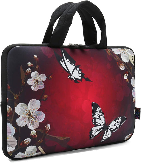 iColor Laptop Handle Bag for 14 15 15.4 15.6 inch, Neoprene Cover Soft Carrying Travel Case for Dell Lenovo Toshiba HP