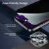 UniqueMe Privacy Screen Protector for iPhone 13 Pro Max, Tempered Glass & Camera Lens, Anti-Spy, Easy Install, 2+2 Pack.