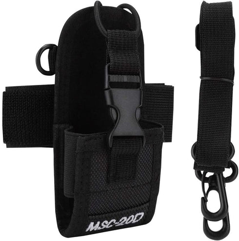 Wendry Arm Bag for Walkie Talkie - Lightweight Nylon Bag Suitable for Most Walkie Talkies, Black