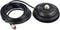 YNIBST 4.5 Inch SO239 Mobile Magnetic Antenna Mount,16.4 ft.RG-58 Cable with PL-259,for HF