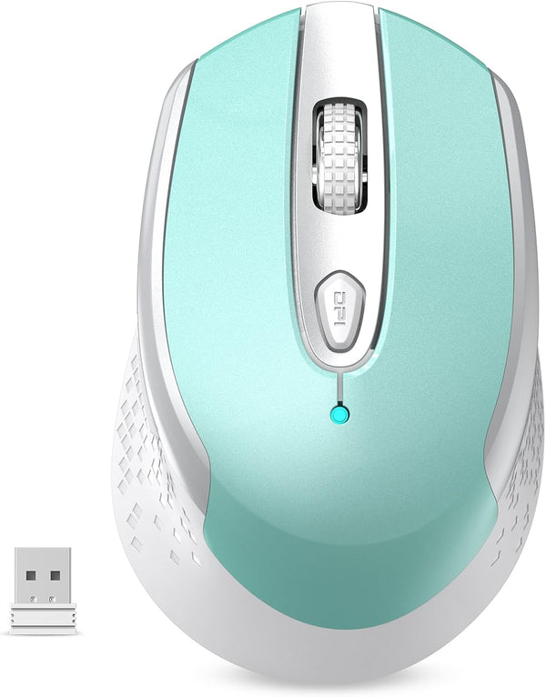 RaceGT Wireless Mouse, Ergonomic Optical Mouse for Laptop, 2.4G Portable Silent Mouse, Plug & Play for Desktop,