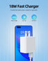 18W Quick 3.0 Fast Wall Charger, Fit for All Android Phone Power Cord Adapter