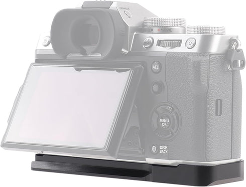 FocusFoto X-T5 Quick Release Baseplate QR Plate Mount for Fujifilm Fuji Mirrorless Camera, Compatible with Arca-Swiss