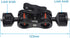 Leftfoto 360 Articulating Double Ballhead Magic Arm Monitor Mount, Double Ballheads Degree Rotation for DSLR Field