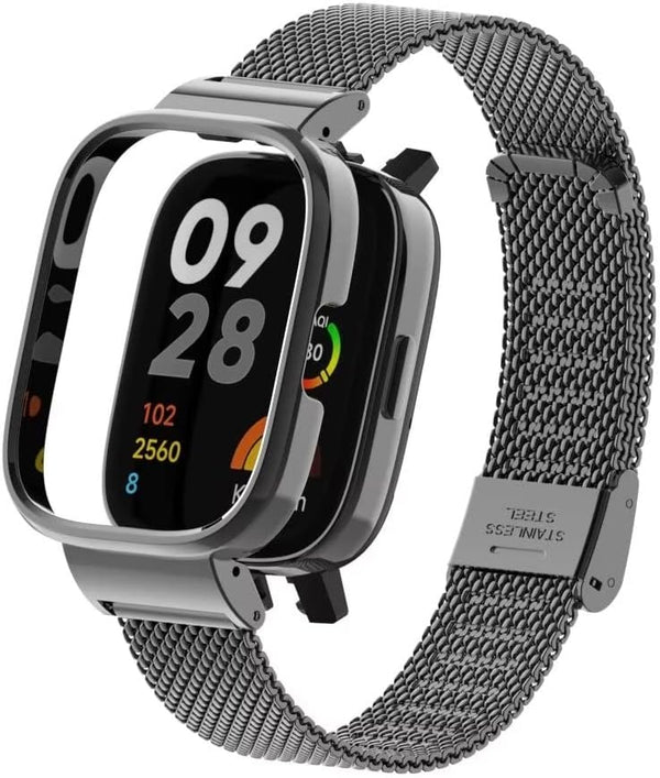 Stainless Steel Metal Replacement Strap for Redmi Watch 3, Bracelet Wristband Accessories