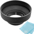 55mm Soft Rubber Lens Hood for Sony Alpha a7 Series with 28-70mm Lens