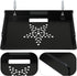 Xiboya textile Set 11.2'' 8.2'') Alumimum Alloy Wall Mount Shelf Bracket for TV Accessories WiFi Router TV Box Top Box