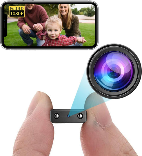 Smallest Spy Camera, Wireless Camera Detector, HD1080P Wireless WiFi Camera, Mini Video Surveillance, Baby Monitor