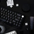 PBT Keycaps 129 Keys Minimalist Black Keycaps - Dye Sublimation Custom Keycaps for Cherry Gateron MX Switches Mechanical