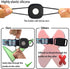 Dog Silicone Collar Holder for Samsung SmartTag/Smart Tag+Plus/Tile Mate - Secure Holder for Pet Tracker Case (4 Pack)