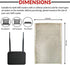 Amerthing 5G 13.7 15.7 WiFi Router Cover, WiFi RF Blocking Wireless, Blocks Protective Cover x