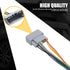 Sephile 3 6.49" PCS Car Audio DVD Retrofit Power Speaker Wiring Harness Socket Kit, ABS Injection Molded Portable