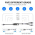 [2023 Upgraded 3 Pack USB Type C Retractable Cable - Fast Charging 3.3FT, for Galaxy S22, S21, S20