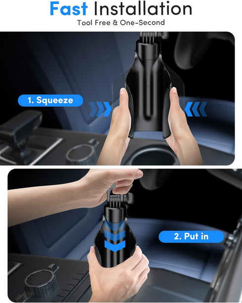 ELWEY 2 1 N55 15" 17 16 15 Cup Holder Phone Holder for Magsafe, Car Phone Holder Magnetic, Upgraded in Cup Holder Phone
