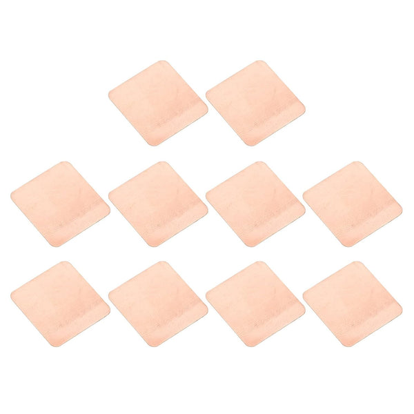 DMiotech 20 Pack Thermal Kit, 15 x 15 x 0.1mm Copper Pad Heatsink Cooler Shim for IC Chips Cooling PC Laptop