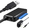 SATA to USB 3.0 Adapter, USB to SATA III Cable External Hard Drive Converter for 2.5 3.5 inch HDD/SSD