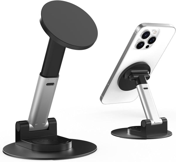 HZZADZXW Magnetic Phone Stand for MagSafe, Compatible for All Smartphones with Metal Ring,