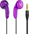 Yuandao Wired HiFi Earbuds, 15.4mm Dynamic Colorful Flat Head Earphones with 3.5mm Plug, Bass Stereo for Gaming/Sport