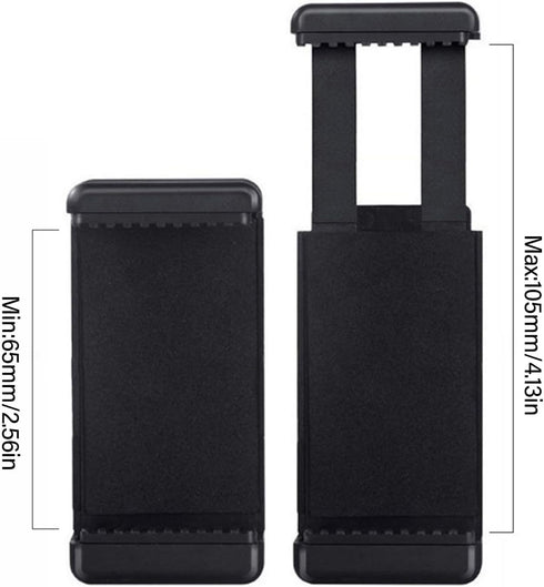 EPIPHQNY Cellphone Tripod Mount Adapter Phone Holder Clip Connectors Head Used for Monopod Selfie Stick Travel Tripod