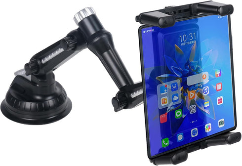 5 in 1 Car Phone Holder, Dashboard Windshield Mount, Suitable for iPhone 15 14 13 Pro Max, Samsung Z Fold 5 4