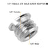 12 Pcs 1/4" 3/8" Camera Screws Adapter, Tripod Screw Adapter Converter for DSLR Camera Tripod Mount, Shoulder Rig,