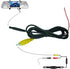 YQMAJIM Backup Camera Video Cable, CVBS RCA Male Connector to 4 PIN Female Adapter Wire