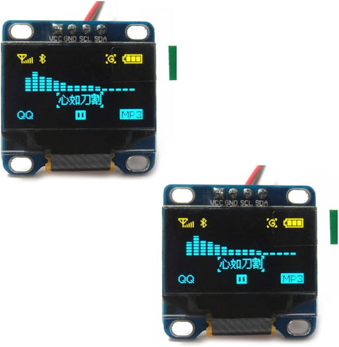 DIYmall 0.96 Inch Blue Yellow OLED Display Module I2C Serial 128x64 SSD1306 IIC