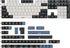 PBT Keycaps Full Set, 160 Keys, CSA Profile Double Shot Keycaps for Cherry Gateron MX Switches, White and Black