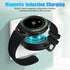Portable USB Wireless Charger Keychain for Samsung Galaxy Watch 8 7 6 5 Accessories (Black)