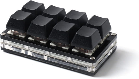 LICHIFIT 8 Keys USB Mini Mechanical Keyboard, Custom Copy Paste Shortcuts for SayoDevice