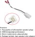 4 Pack Speaker Harness Adapter for Jeep Dodge Chrysler Models, Front Rear Door Speaker Wiring 72-6514