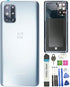 OnePlus 8T Back Cover Glass Replacement, 5G KB2000 KB2005 Camera Glass Lens Housing Assembly Parts + Eject Pin Tools