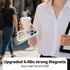 Kovesayi Upgraded Magnetic Phone Grip&Phone Stand, Liquid Silicone Soft and Portable Phone Ring, Removable Finger Loop