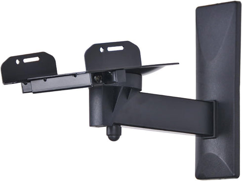 VideoSecu MS56B 3LH One Pair of Side Clamping Bookshelf Speaker Mounting Bracket with Swivel and Tilt for Large