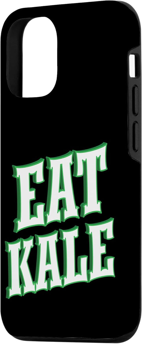Vegan Life Crisis 12/12 Eat Kale Healthy Vegetarian Lifestyle Vegetable Food Kale Case for iPhone Pro