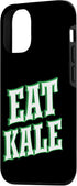 Vegan Life Crisis 12/12 Eat Kale Healthy Vegetarian Lifestyle Vegetable Food Kale Case for iPhone Pro