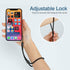 Hand Wrist Strap Lanyard, 6 Pack Adjustable Nylon Wristlet Straps for Cell Phone, Camera, GoPro, USB Drive (Black)