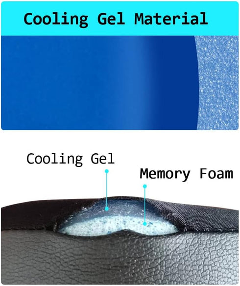 Cooling-Gel Replacement Ear Pads for Logitech G633, G933 Headset