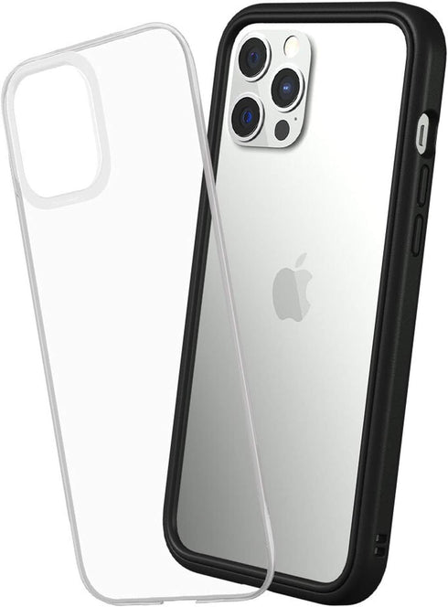 RhinoShield Modular Case for iPhone 12 Pro Max, Customizable Shock Absorbent Heavy Duty Cover with 3.5M Drop
