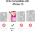 JETech Magnetic Case for iPhone 13 6.1-Inch Compatible with MagSafe, Translucent Matte Back Slim Shockproof Phone Cover (Pink)